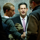 Joel Kaplan entering an elevator at Manhattan’s Trump Tower for a meeting with Donald Trump in late 2016.